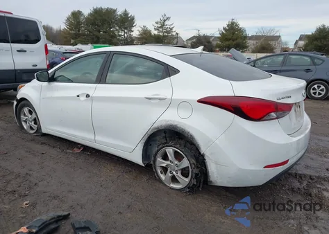 2014 Hyundai Elantra Se из США, поврежденный, VIN 5NPDH4AE6EH528535